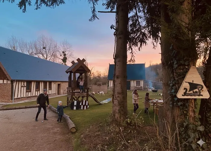 Viking & Mini-farm, Nature Immersion 14 Pers * Saumont-la-Poterie